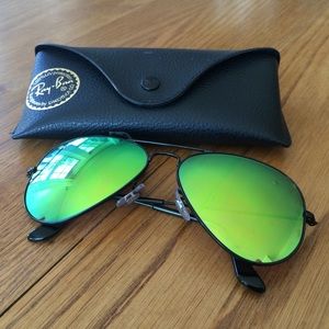 Ray Ban 3025 55mm Green Gradient